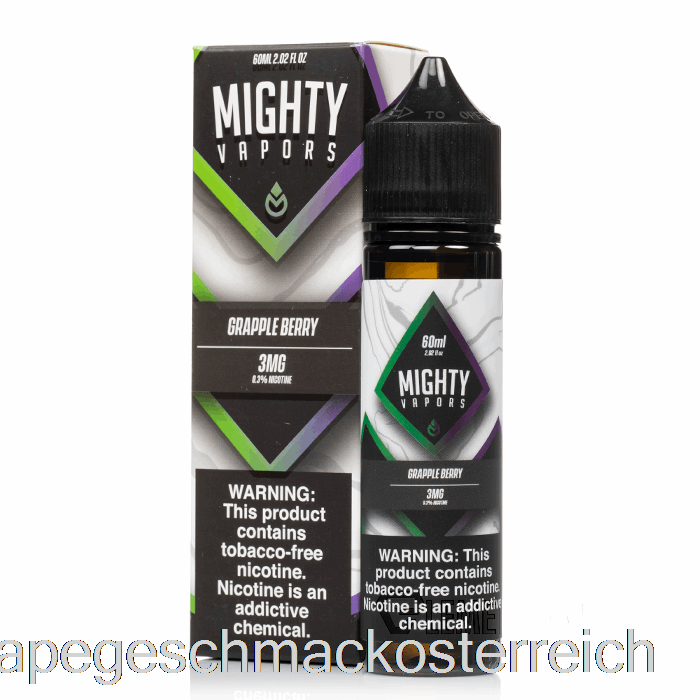 Grapplebery – Mächtige Dämpfe – 60 Ml, 3 Mg Vape-Geschmack